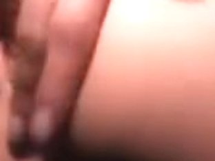 Kasia fingers her butt