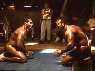 Oil Wrestling Alberto Vs Scorpion