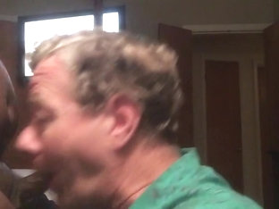 Dominant Black Stud Skull Fucks Neal Blosmen Hard!