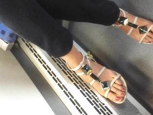 NICE FEET IN TRAIN