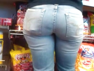 Nice Ass In Gas Station