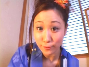 Shizuku Morino Naughty Asian MILF In Kimono Gets Facial