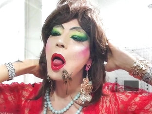 Exotic shemale video with Lingerie, Masturbation scenes