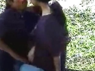 Muslim Ponytailed Hijab Girl Kisses And Rides Her BF In Public