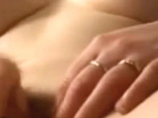 My ex rubbing her bushy fur pie