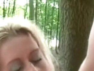 Dutch Blond Mother I'd Like To Fuck Facial In A Forest