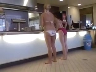 German Teens Have A Relaxing Time In A Spa