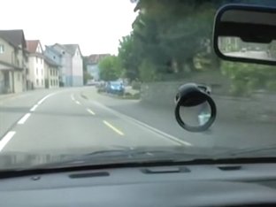 When driving knob sucked Sexually Excited
