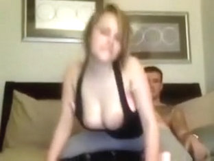 Busty GF Watches Herself Get Pounded