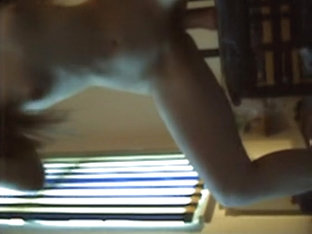 Riding hard on my big fat dildo