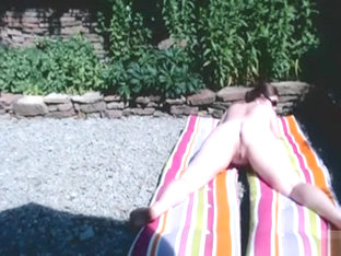 BBW with huge melons masturb...