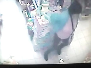 Lady Pees Cctv