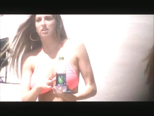 Hot Teen Beach Voyeur Jiggly Tits 2