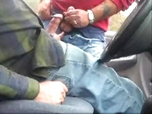 Uned. ver. of lad shooting his load on my knob & nutt sack