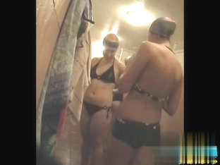 Hidden cameras in public pool showers 763