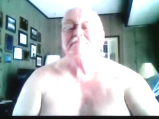 Grandpa show on webcam 1
