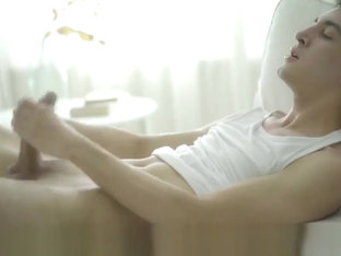 Twink Riley Jerks Off