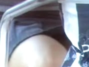 Erotic Voyeur Video Of A Sexy Chick's Up Skirt At The Cafe