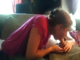 So sexy girlfriend giving a head her lover