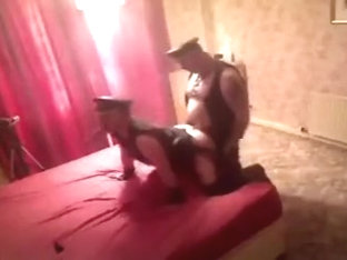 Cigar smokin son,sub becomes a leatherman