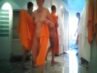 Men And Women Naked In Locker Room
