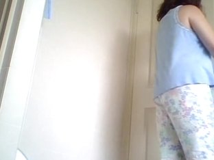 My Camera Filmed An Awesome Babe Taking Off Her Clothes