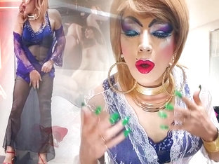 sissy niclo sexy makeup girl masturbation8