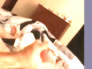 She talks me into cumming on skype