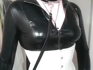 Rubber cat masturbation