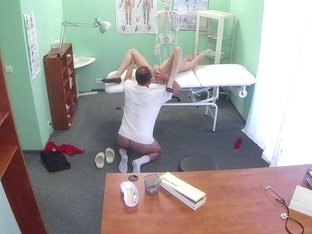 Cocksucking patient sprayed with doctors cum