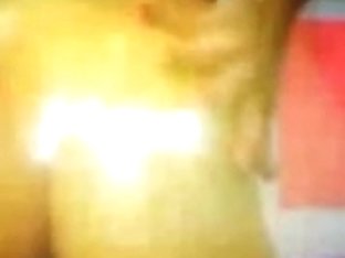 gal giving a fine show on web camera