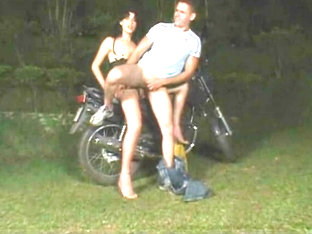 TS drills a guy on a bike