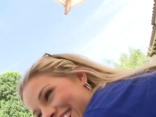 Amazing Blonde Teen With Perfect Ass And Pussy