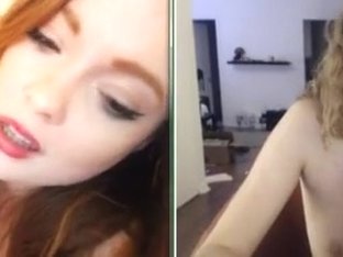 2 Sexy Redheads Pound Their Pussies