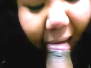 Plump Asian Girl Gobbling On Bbc