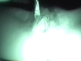 Pussy orgasm with brush