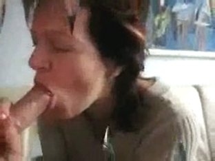 Mature Mature Sucking & Swallowing Jizz