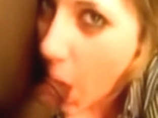 Blonde Playgirl Sucking Black Pole