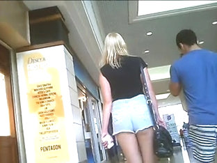 Candid Clothed Cut Down Shorts Ass Public