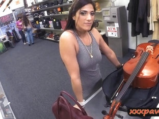 Amateur Pawns Her Cello And Gets Fucked At The Pawnshop