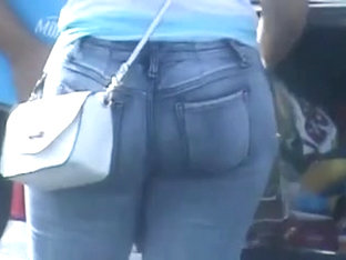 Candid Phat Latina Ass In Jeans Part 1