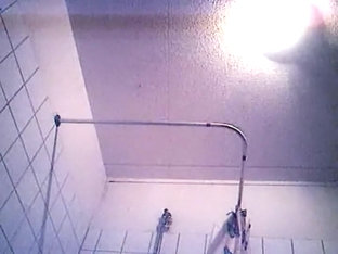 She Washes Her Body And Gets Dressed On Shower Hidden Cam