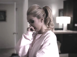 Sexy brunette stepdaughter sucked a stepdads big cock