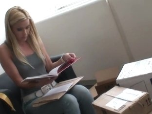 Interview With Beautiful Blonde Babe Sophie Moone At Her Home