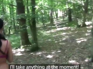 Girlfriends Blonde and brunette eat pussy in the woods