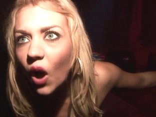 Posh Party Girl Getting Naked In Back Room Of Club