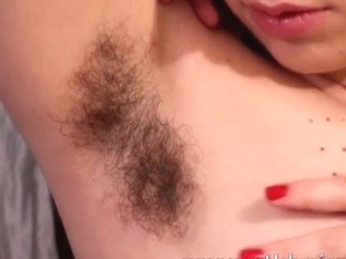 Super Popular Hairy Babe Simone Likes To Touch Her Bush