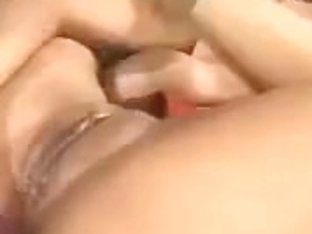 Ebony Chick Masturbating