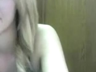 Teen Blondie Showing Her Goodies On Webcam