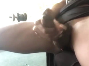 shemale cum in public 3